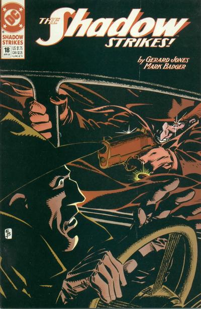 Cover for The Shadow Strikes (DC, 1989 series) #18