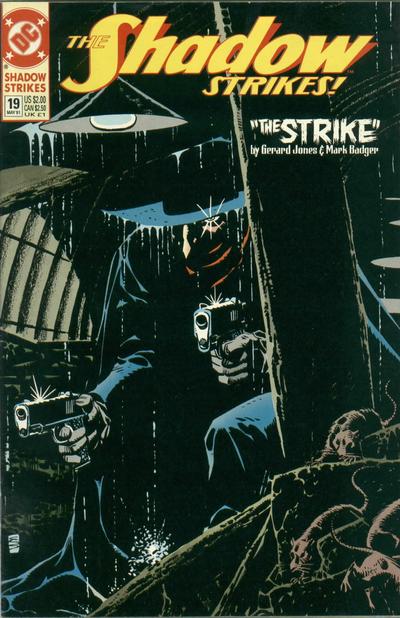 Cover for The Shadow Strikes (DC, 1989 series) #19