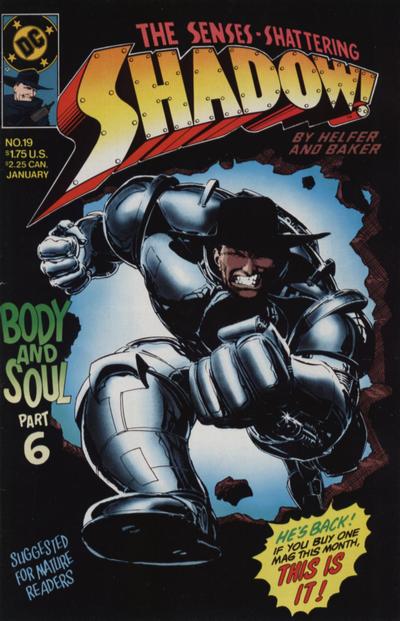 Cover for The Shadow (DC, 1987 series) #19