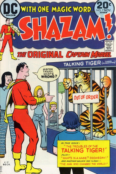 Cover for Shazam! (DC, 1973 series) #7