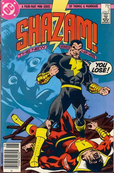 Cover for Shazam: The New Beginning (DC, 1987 series) #3 [Newsstand]