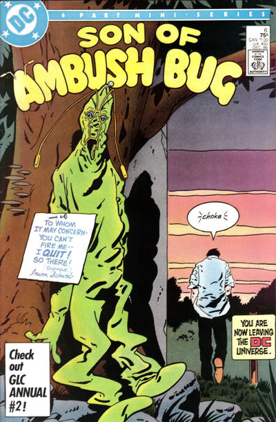 Cover for Son of Ambush Bug (DC, 1986 series) #6 [Direct]