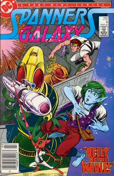 Cover for Spanner's Galaxy (DC, 1984 series) #4 [Newsstand]
