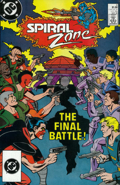 Cover for Spiral Zone (DC, 1988 series) #4 [Direct]