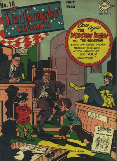 Cover for Star Spangled Comics (DC, 1941 series) #10