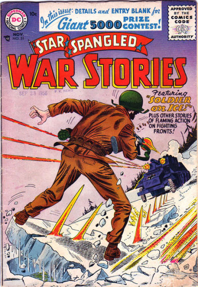 Cover for Star Spangled War Stories (DC, 1952 series) #51