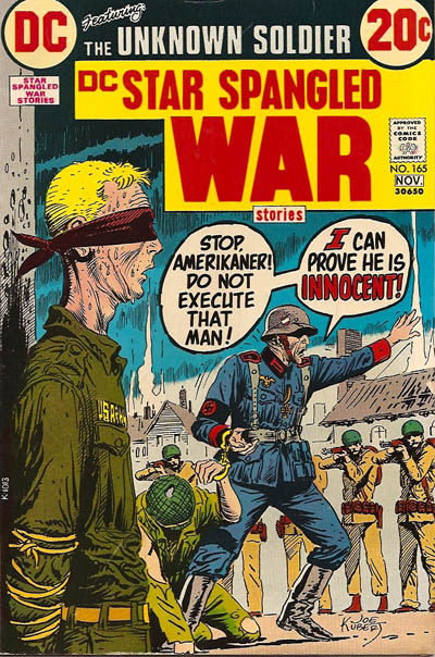 Cover for Star Spangled War Stories (DC, 1952 series) #165