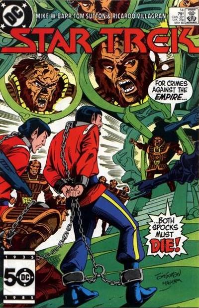 Cover for Star Trek (DC, 1984 series) #14 [Direct]
