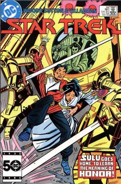 Cover for Star Trek (DC, 1984 series) #20 [Direct]