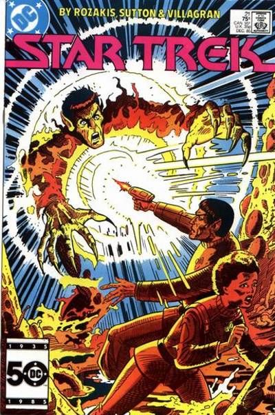 Cover for Star Trek (DC, 1984 series) #21 [Direct]