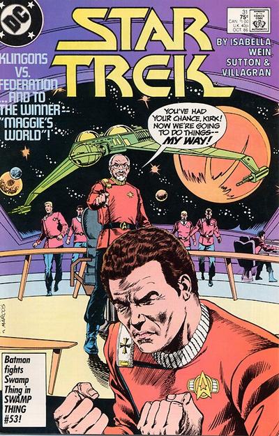 Cover for Star Trek (DC, 1984 series) #31 [Direct]