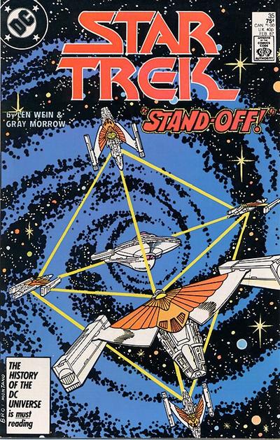 Cover for Star Trek (DC, 1984 series) #35 [Direct]