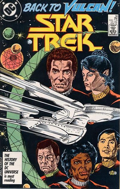 Cover for Star Trek (DC, 1984 series) #36 [Direct]