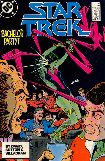 Cover for Star Trek (DC, 1984 series) #48 [Direct]