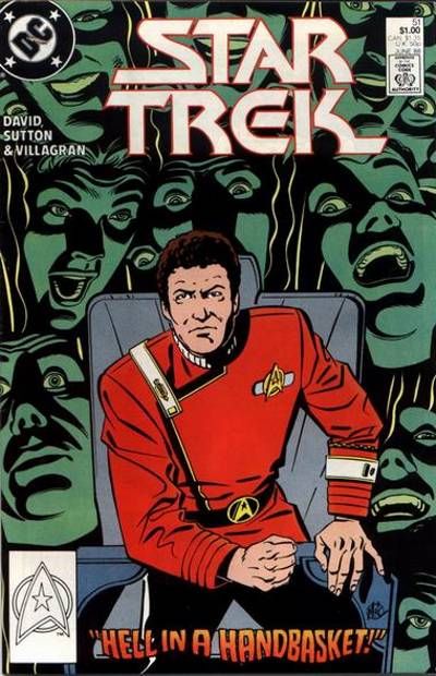 Cover for Star Trek (DC, 1984 series) #51 [Direct]
