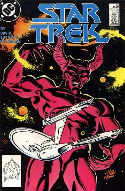 Cover for Star Trek (DC, 1984 series) #52 [Direct]