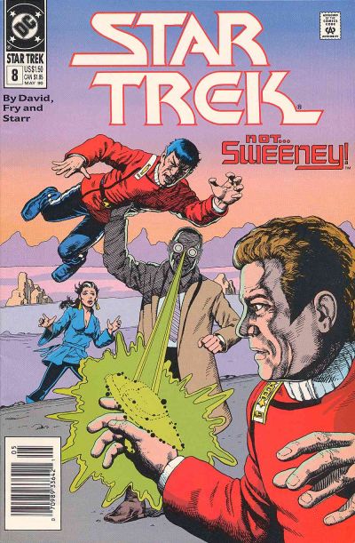 Cover for Star Trek (DC, 1989 series) #8 [Newsstand]