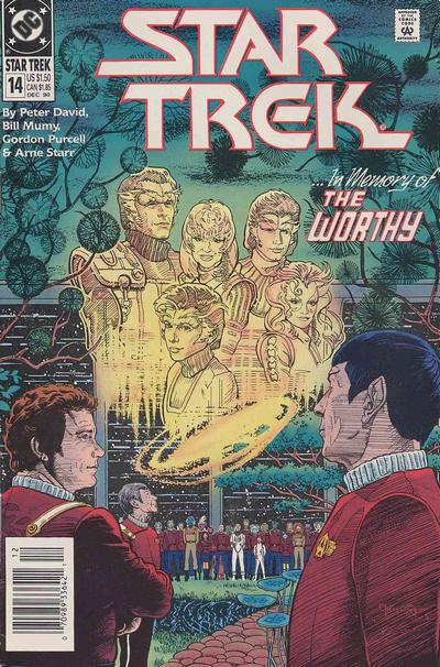 Cover for Star Trek (DC, 1989 series) #14 [Newsstand]
