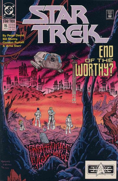 Cover for Star Trek (DC, 1989 series) #15 [Direct]
