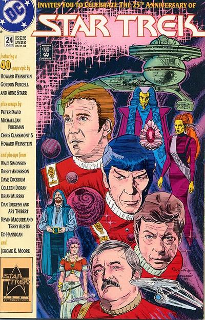 Cover for Star Trek (DC, 1989 series) #24 [Direct]