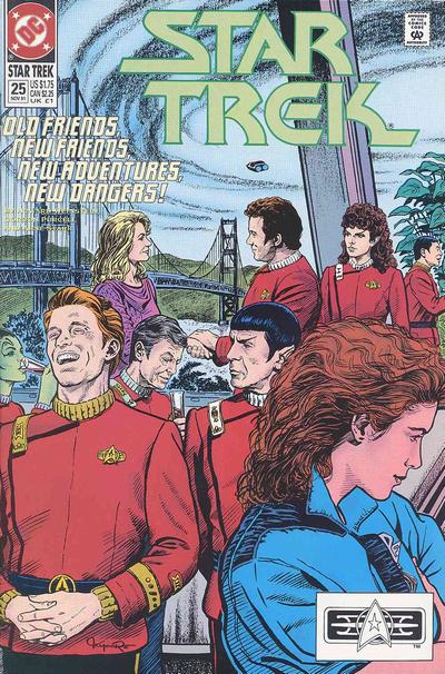 Cover for Star Trek (DC, 1989 series) #25 [Direct]