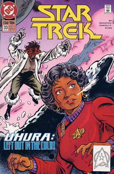 Cover for Star Trek (DC, 1989 series) #33 [Direct]