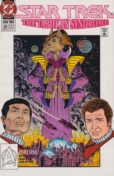 Cover for Star Trek (DC, 1989 series) #35 [Direct]