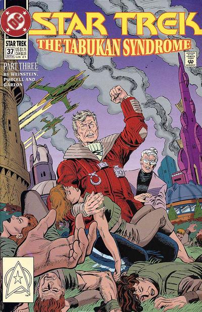 Cover for Star Trek (DC, 1989 series) #37 [Direct]