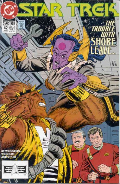 Cover for Star Trek (DC, 1989 series) #42 [Direct]