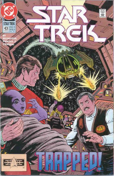 Cover for Star Trek (DC, 1989 series) #43 [Direct]