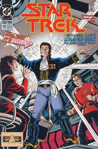 Cover for Star Trek (DC, 1989 series) #45 [Direct]