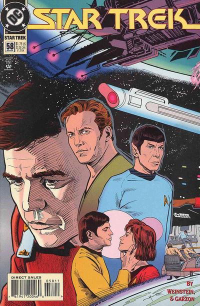 Cover for Star Trek (DC, 1989 series) #58 [Direct Sales]