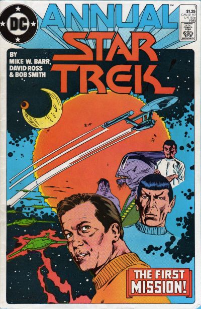 Cover for Star Trek Annual (DC, 1985 series) #1 [Direct]