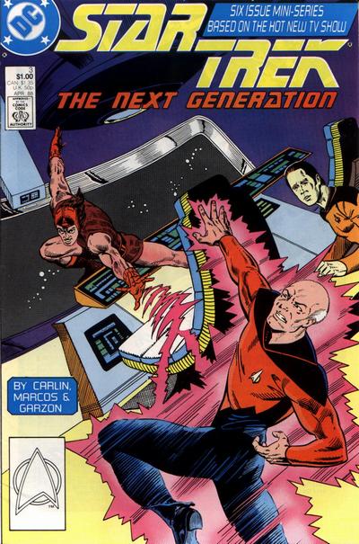 Cover for Star Trek: The Next Generation (DC, 1988 series) #3 [Direct]