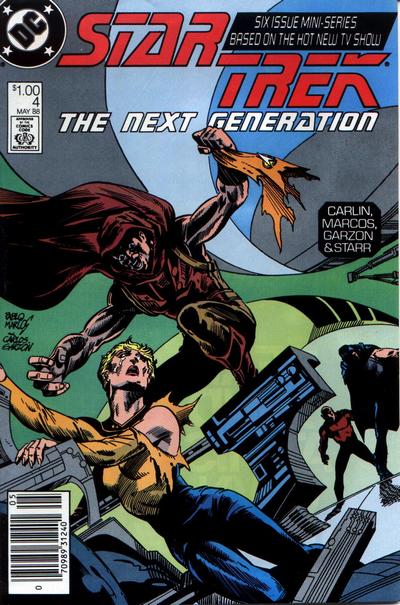 Cover for Star Trek: The Next Generation (DC, 1988 series) #4 [Newsstand]