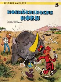 Cover Thumbnail for Spirous äventyr (Carlsen/if [SE], 1974 series) #8 - Noshörningens horn