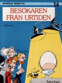 Cover Thumbnail for Spirous äventyr (Carlsen/if [SE], 1974 series) #14 - Besökaren från urtiden [2:a upplagan, 1986]