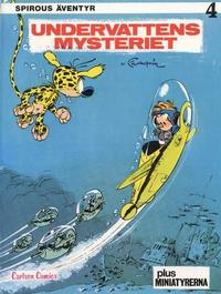 Cover Thumbnail for Spirous äventyr (Carlsen/if [SE], 1974 series) #4 - Undervattensmysteriet [3:e upplagan, 1987]