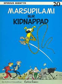 Cover Thumbnail for Spirous äventyr (Carlsen/if [SE], 1974 series) #20 - Marsupilami blir kidnappad [2:a upplagan, 1988]