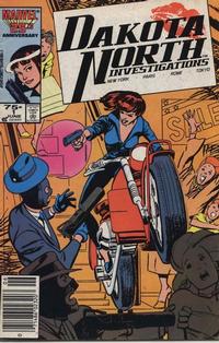 Cover for Dakota North (Marvel, 1986 series) #1 [Newsstand]