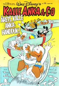 Cover Thumbnail for Kalle Anka & C:o (Hemmets Journal, 1957 series) #15/1987