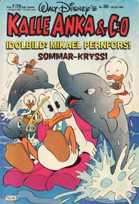 Cover Thumbnail for Kalle Anka & C:o (Hemmets Journal, 1957 series) #30/1987