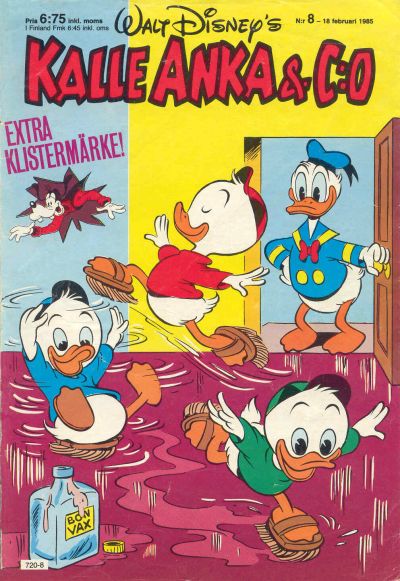 Cover for Kalle Anka & C:o (Hemmets Journal, 1957 series) #8/1985