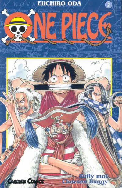 Cover for One Piece (Bonnier Carlsen, 2003 series) #2 - Ruffy mot Clownen Buggy