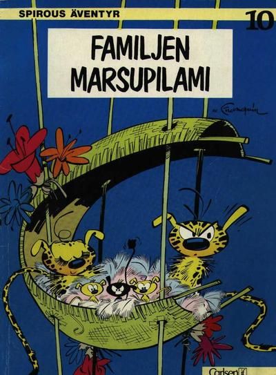 Cover for Spirous äventyr (Carlsen/if [SE], 1974 series) #10 - Familjen Marsupilami