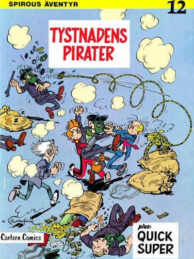 Cover for Spirous äventyr (Carlsen/if [SE], 1974 series) #12 - Tystnadens pirater