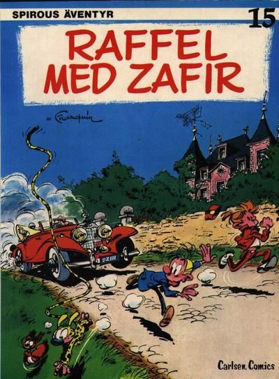 Cover for Spirous äventyr (Carlsen/if [SE], 1974 series) #15 - Raffel med Zafir