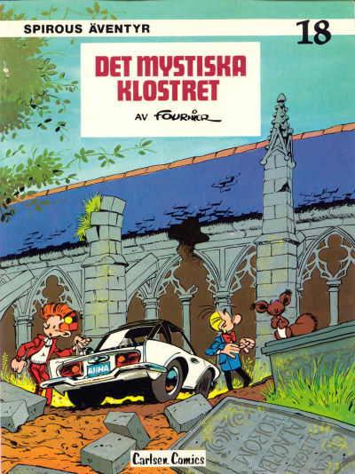 Cover for Spirous äventyr (Carlsen/if [SE], 1974 series) #18 - Det mystiska klostret
