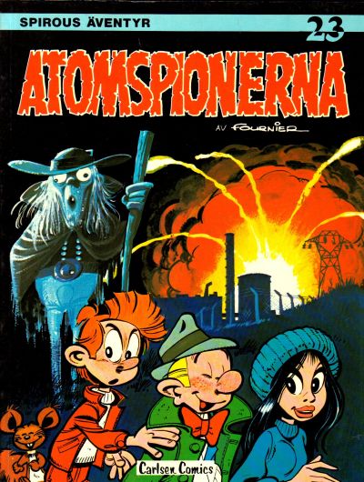 Cover for Spirous äventyr (Carlsen/if [SE], 1974 series) #23 - Atomspionerna