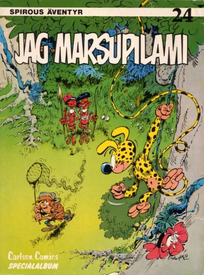 Cover for Spirous äventyr (Carlsen/if [SE], 1974 series) #24 - Jag Marsupilami
